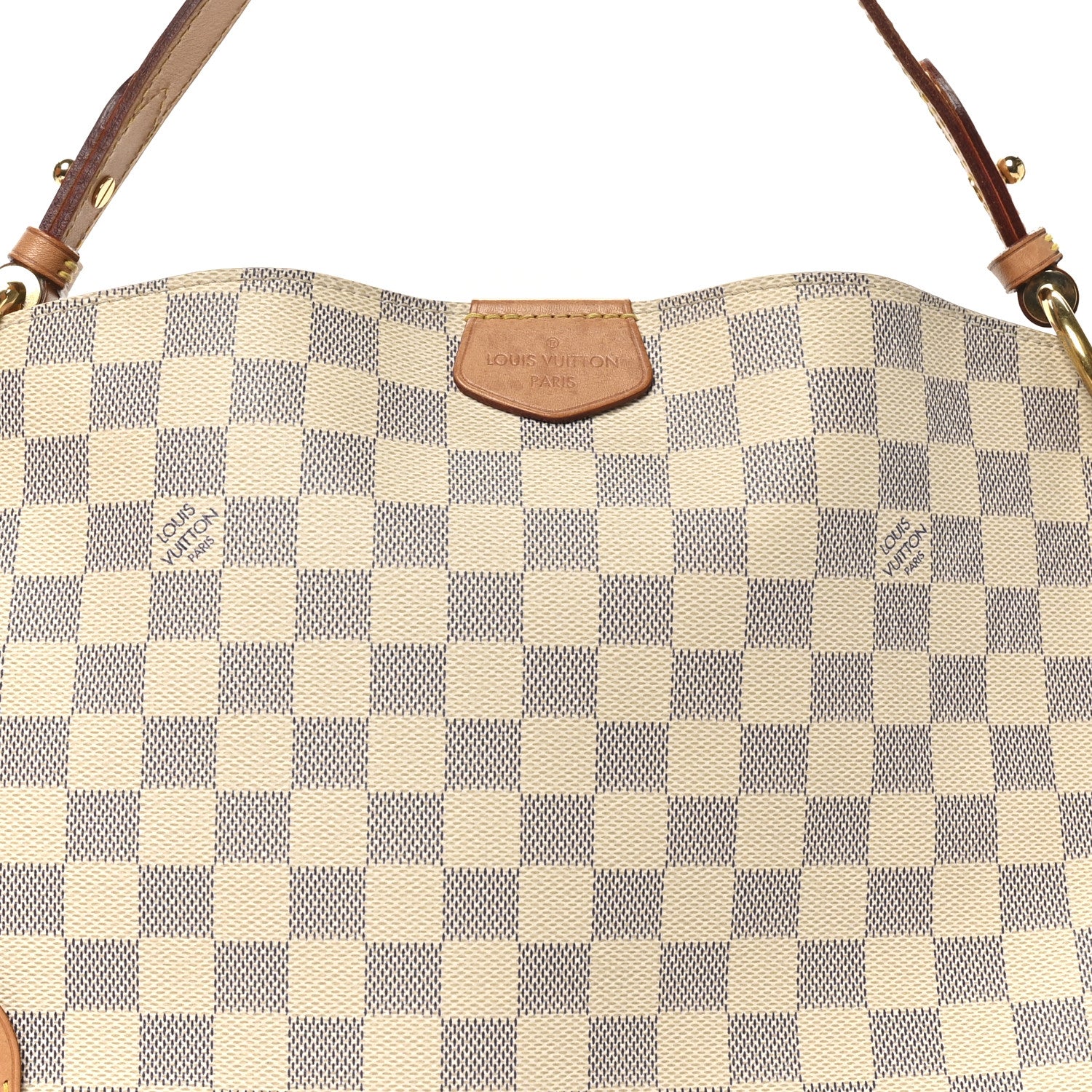 Louis Vuitton Damier Azur Graceful PM Rose Ballerine 7 of 10