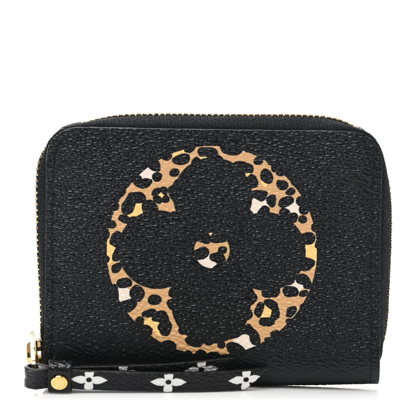 Monogram Giant Jungle Zippy Coin Purse Black