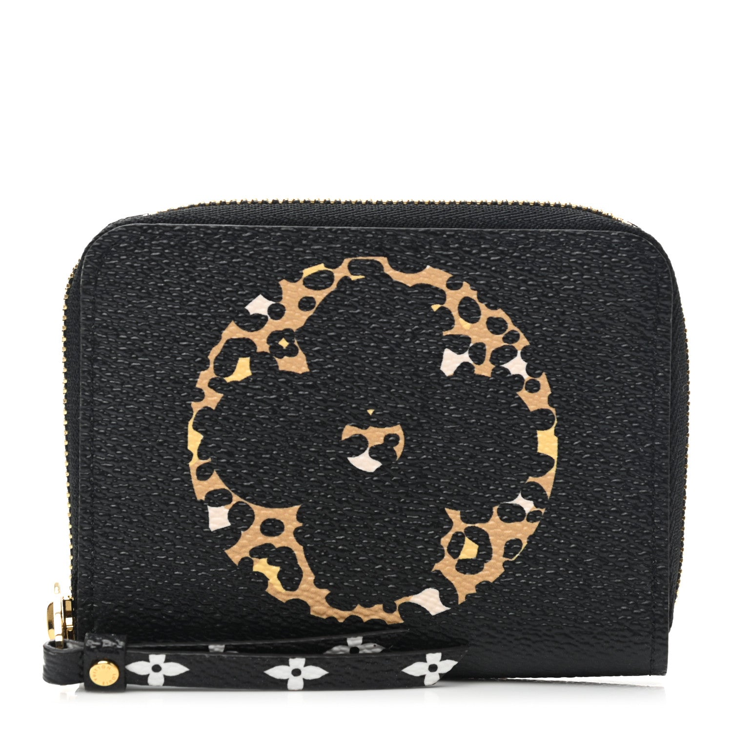 Louis Vuitton Monogram Giant Jungle Zippy Coin Purse Black 1 of 8