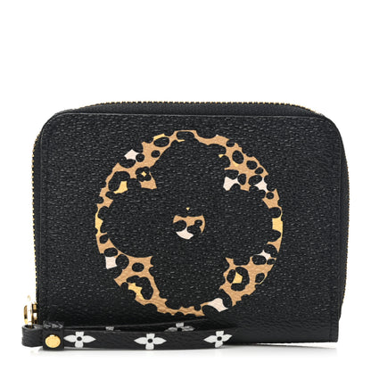 Louis Vuitton Monogram Giant Jungle Zippy Coin Purse Black 1 of 8