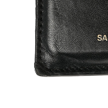 Saint Laurent Calfskin 5 Fragments Zip Pouch Card Holder Black 15 of 17