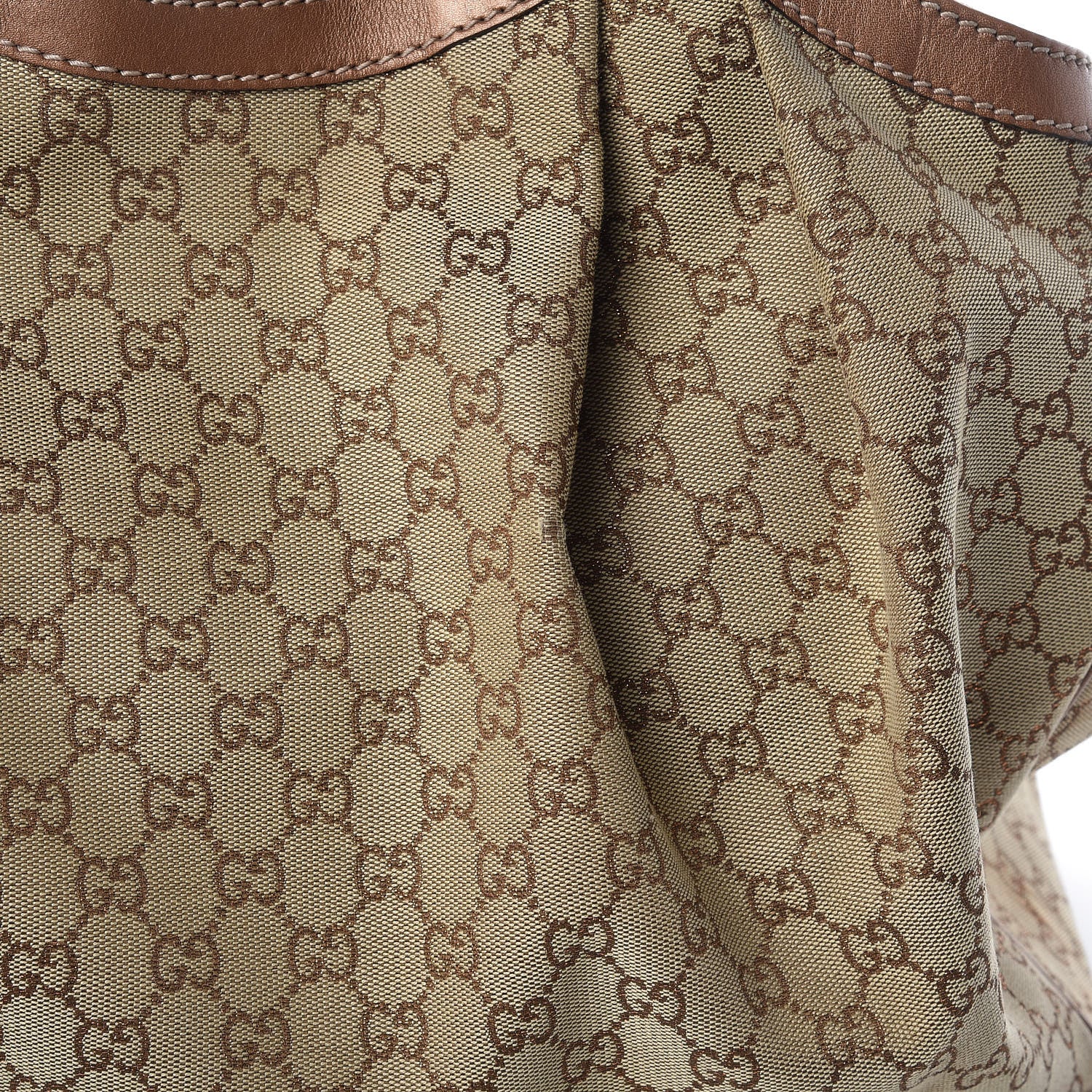 Gucci Metallic Monogram Large Sukey Tote Bronze 21 of 28
