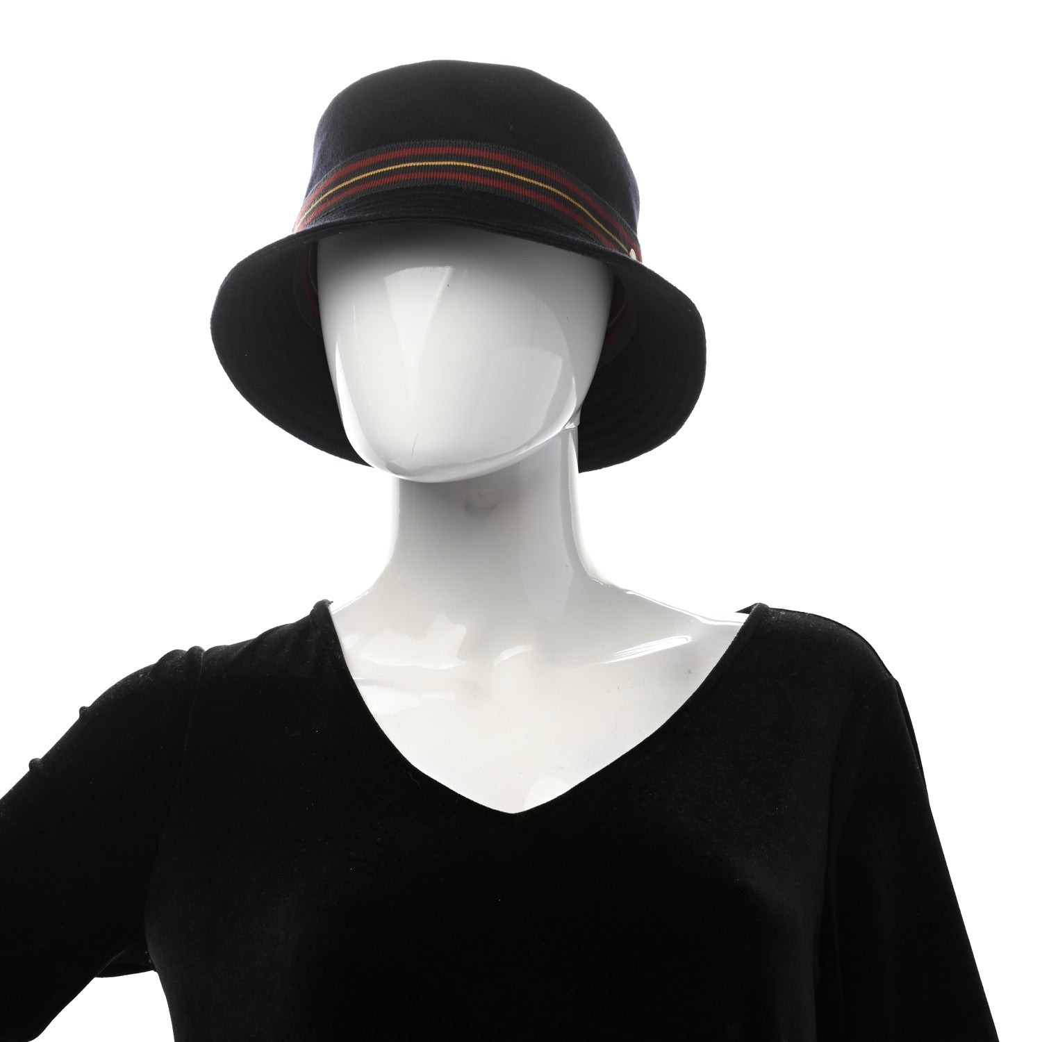 Hermes Water-Repellent Cashmere Mens DJack Hat 58 Marine 2 of 9
