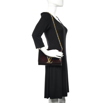 Louis Vuitton Patent Chain Louise GM Amarante 2 of 11