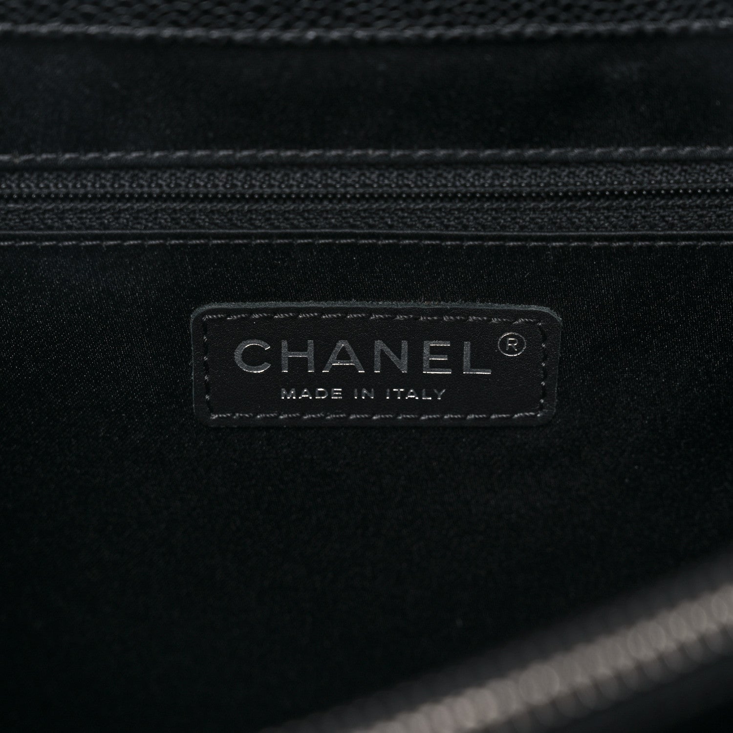 Chanel Caviar Quilted XL Grand Shopping Tote GST Black 6 of 11