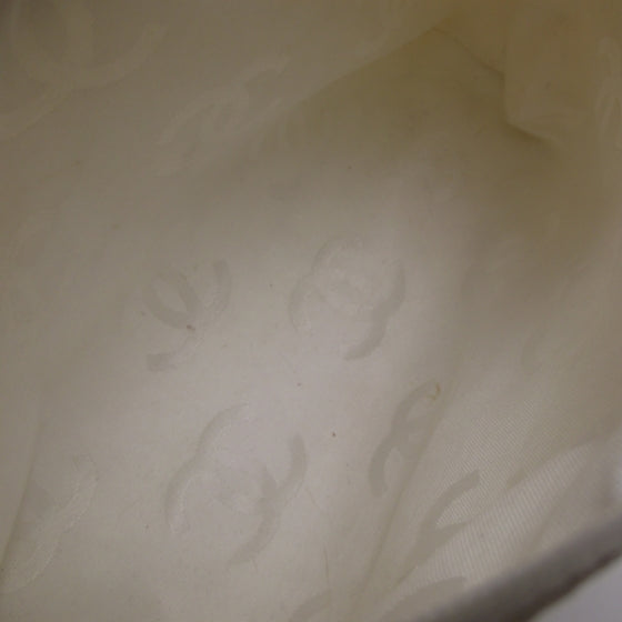 Chanel Patent Perforated Tote White 12 of 13