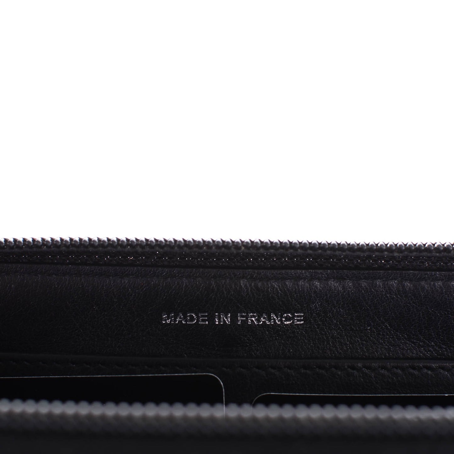 Caviar Timeless CC Large Gusset Zip Around Wallet Black