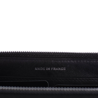 Chanel Caviar Timeless CC Large Gusset Zip Around Wallet Black 6 of 8