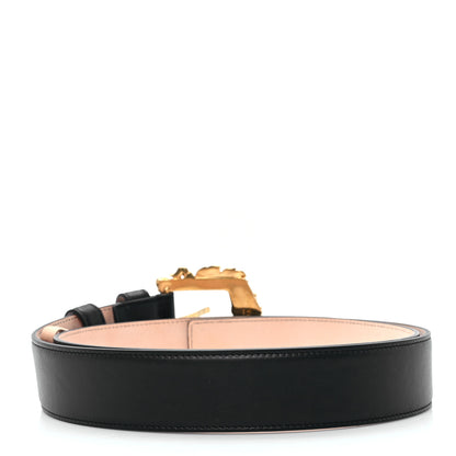 Versace Calfskin Tribute Wide Belt 95 38 Black 2 of 6