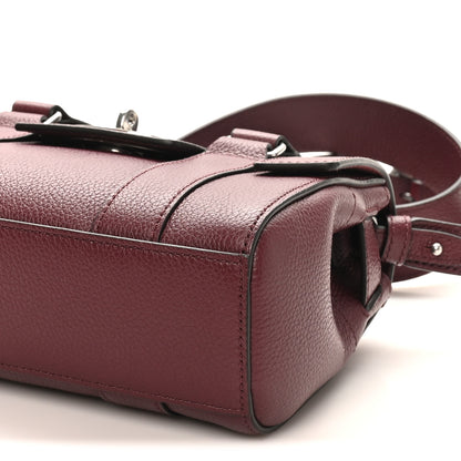 Mulberry Small Classic Grain Mini Bayswater Black Cherry 9 of 9