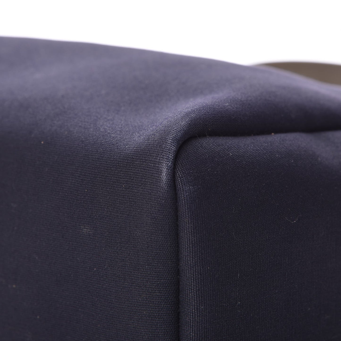 Toile Vache Calfskin Herbag PM 30 Navy Bleu Natural