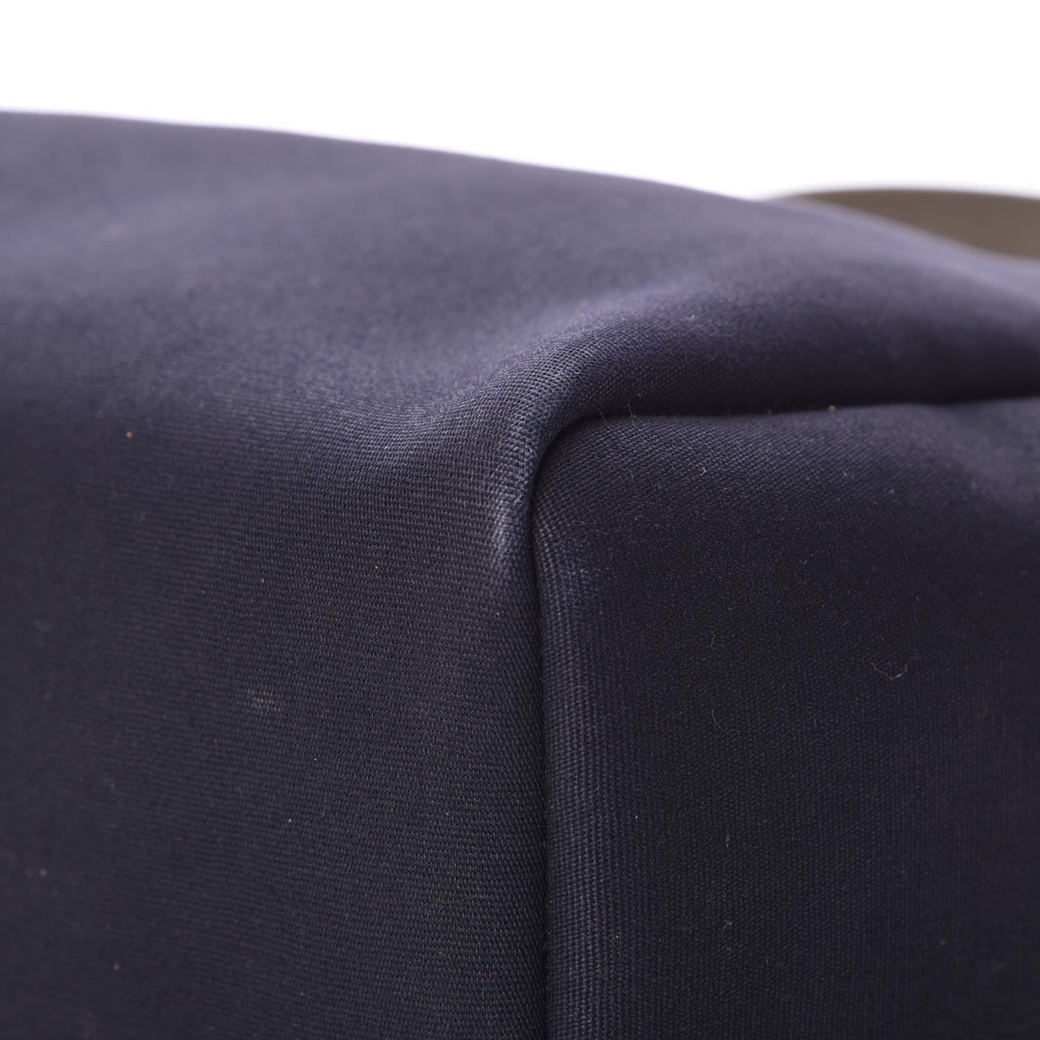 Hermes Toile Vache Calfskin Herbag PM 30 Navy Bleu Natural 21 of 25