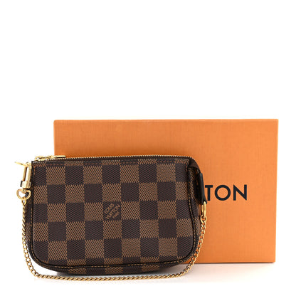 Louis Vuitton Damier Ebene Mini Pochette Accessories 9 of 9