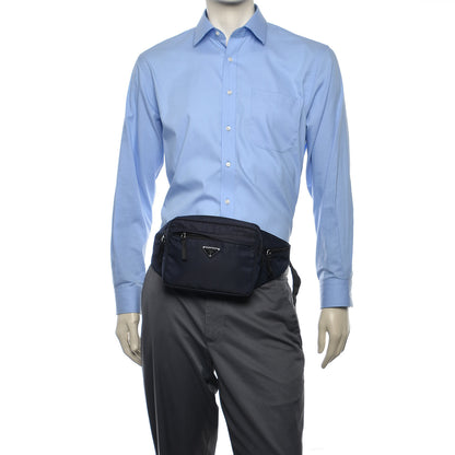 Prada Nylon Montagna Belt Bag Blue 2 of 9