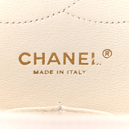 Chanel Caviar Quilted Jumbo Double Flap Beige Clair 6 of 9