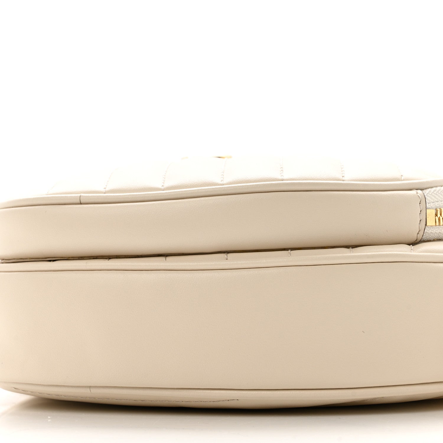 Gucci Calfskin Matelasse Diagonal Mini Interlocking G Heart Shoulder Bag Mystic White 10 of 12