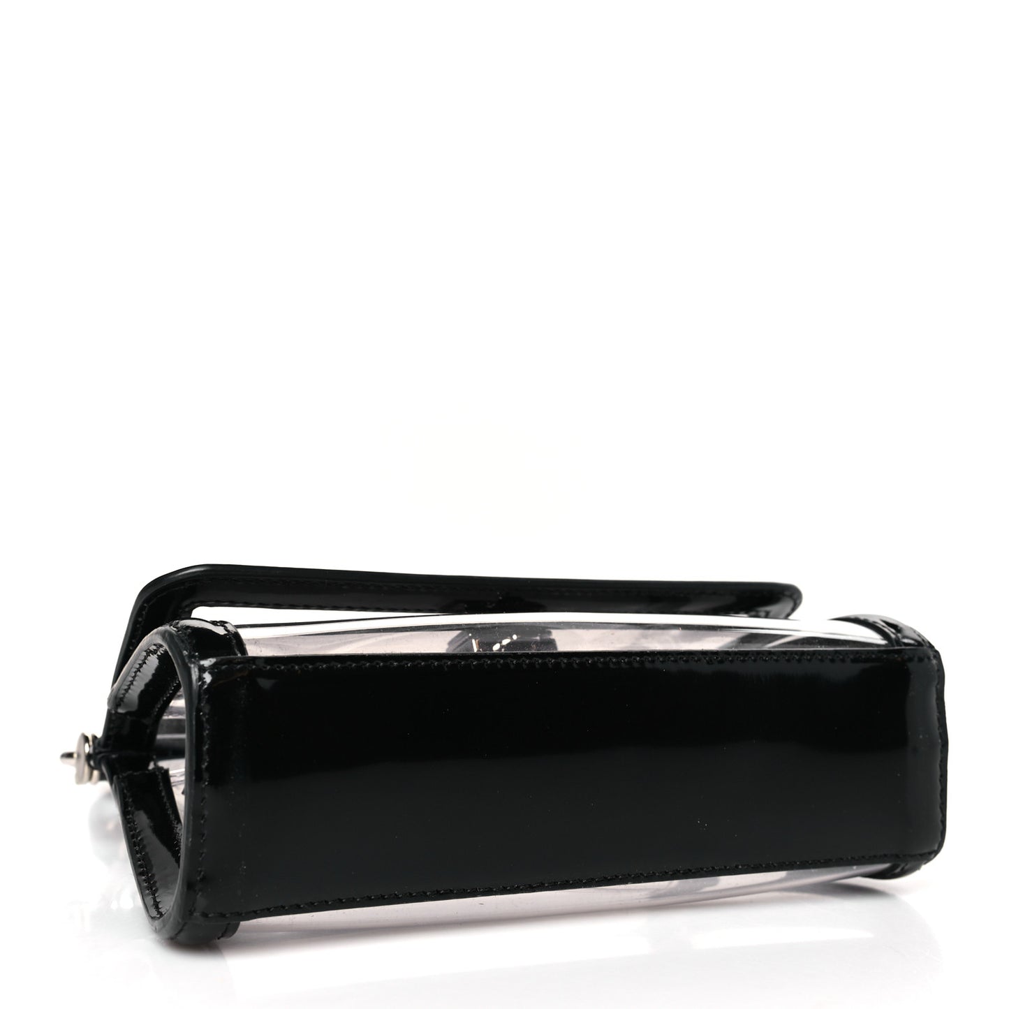 PVC Small Miss Sicily Satchel Transparent Black