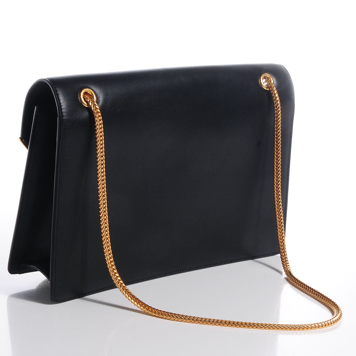 Saint Laurent Leather Plated Medium Betty Bag Black 3 of 9
