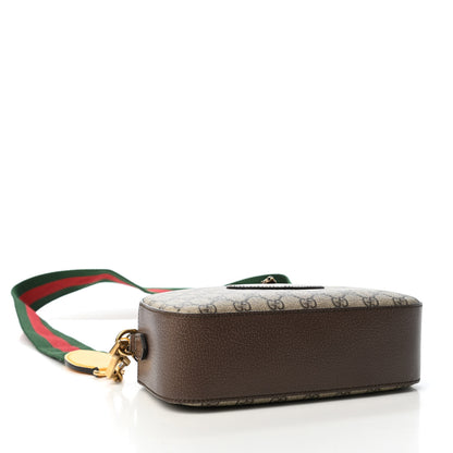 Gucci GG Supreme Monogram Web Neo Vintage Shoulder Bag Beige New Acero Crop 3 of 4