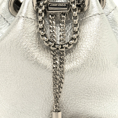 Jimmy Choo Metallic Nappa Micro Bon Bon Bag Silver 7 of 9