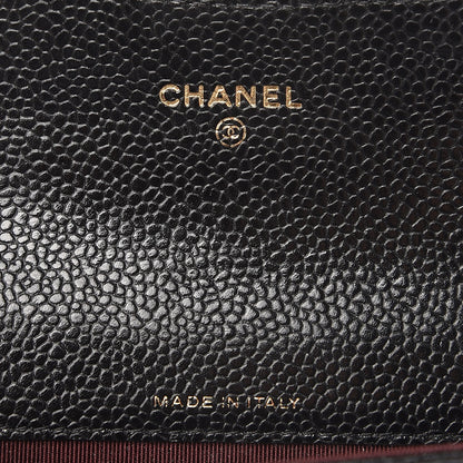 Chanel Caviar Quilted Flap Card Holder Black 6 of 8
