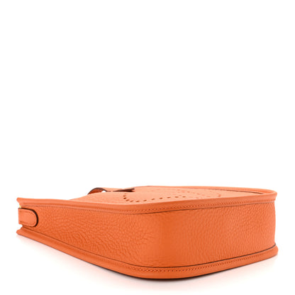 Hermes Taurillon Clemence Evelyne TPM Orange 4 of 11