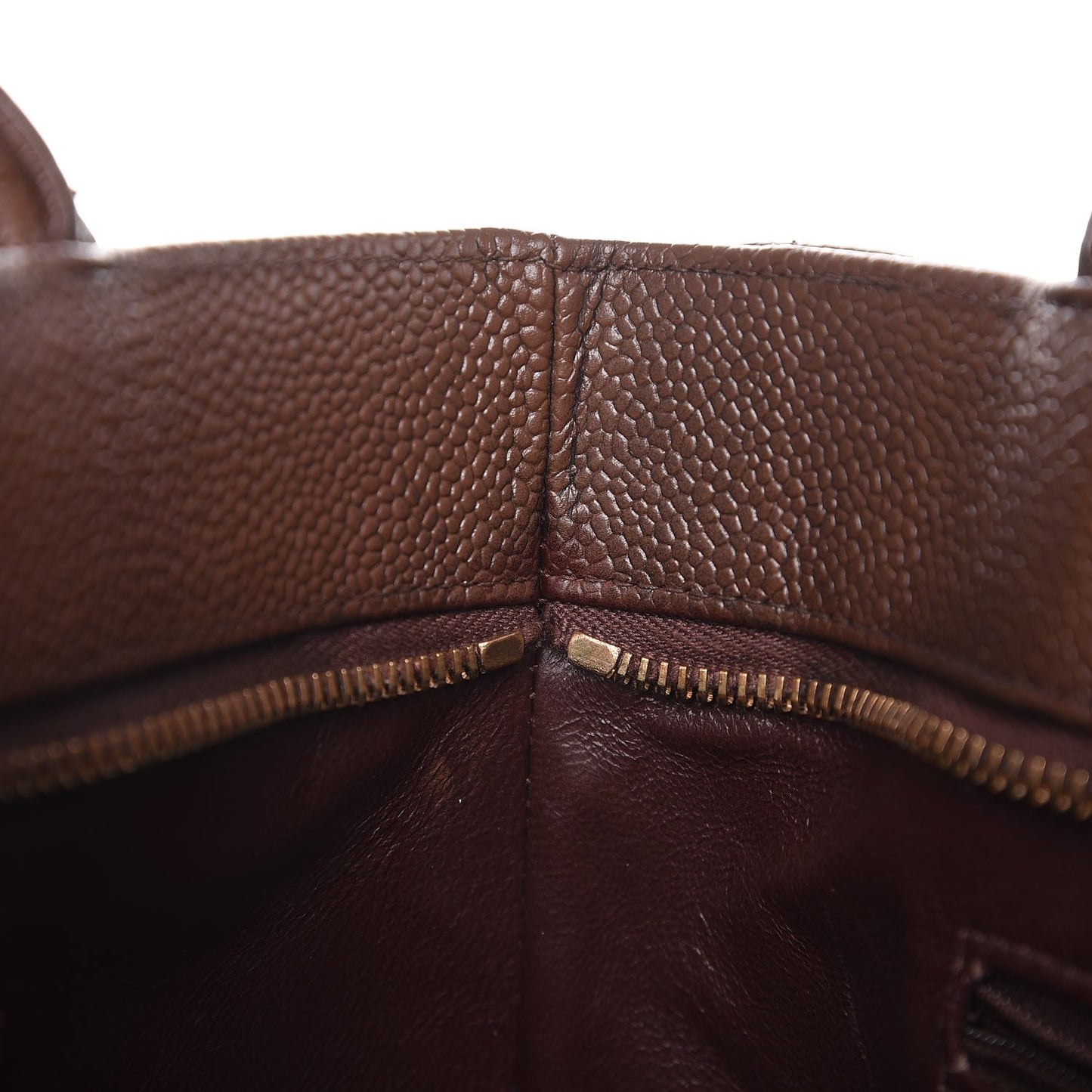 Caviar Quilted Medallion Tote Brown