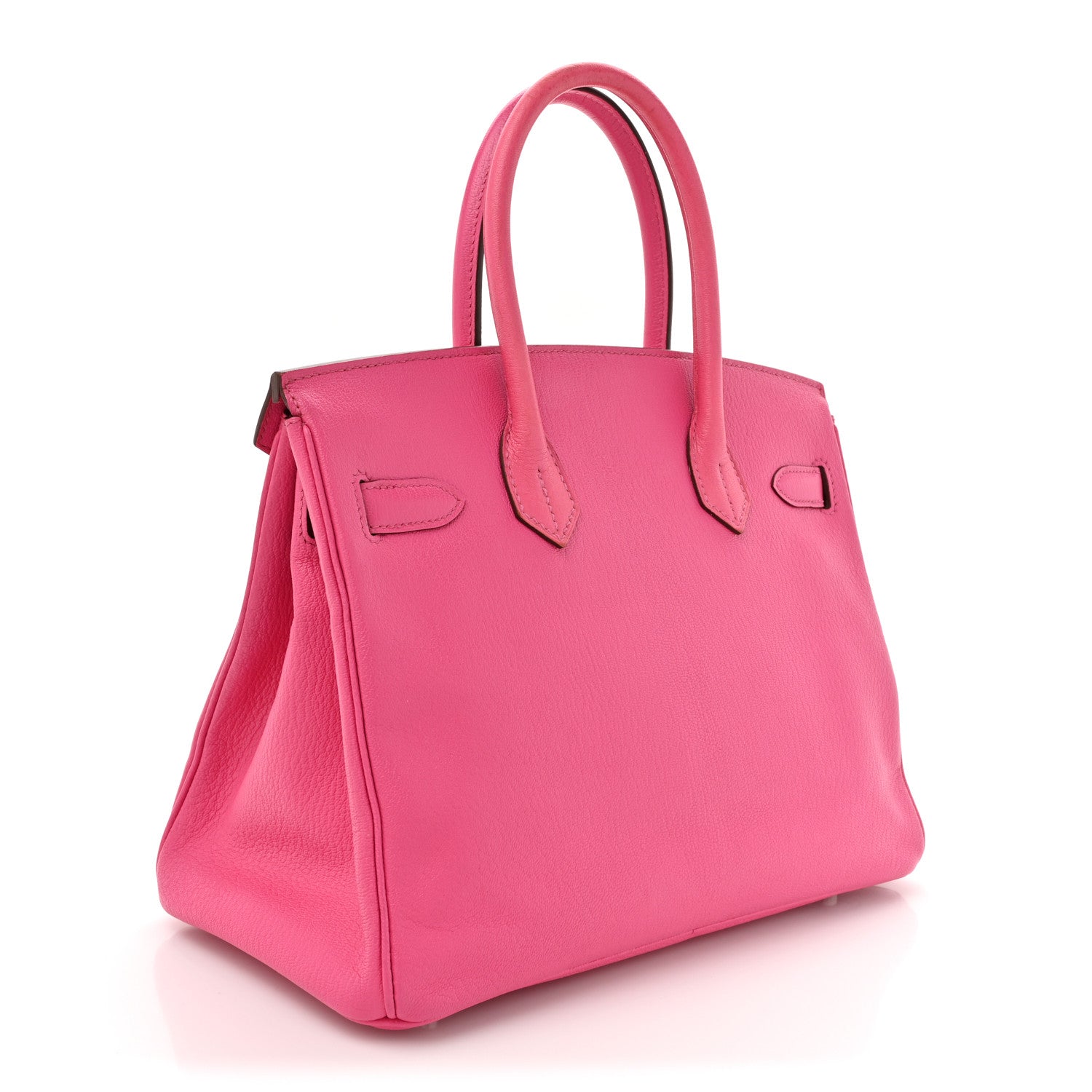 Hermes Chevre Mysore Birkin 30 Rose Shocking 3 of 16