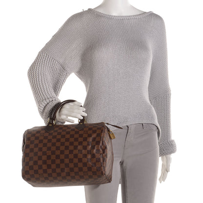 Louis Vuitton Damier Ebene Speedy 30 2 of 8