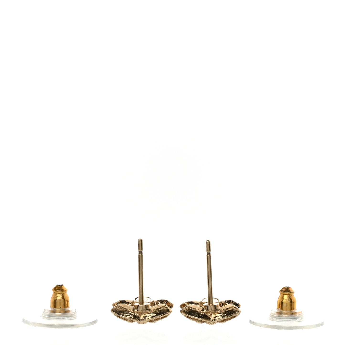 Crystal Timeless CC Earrings Light Gold