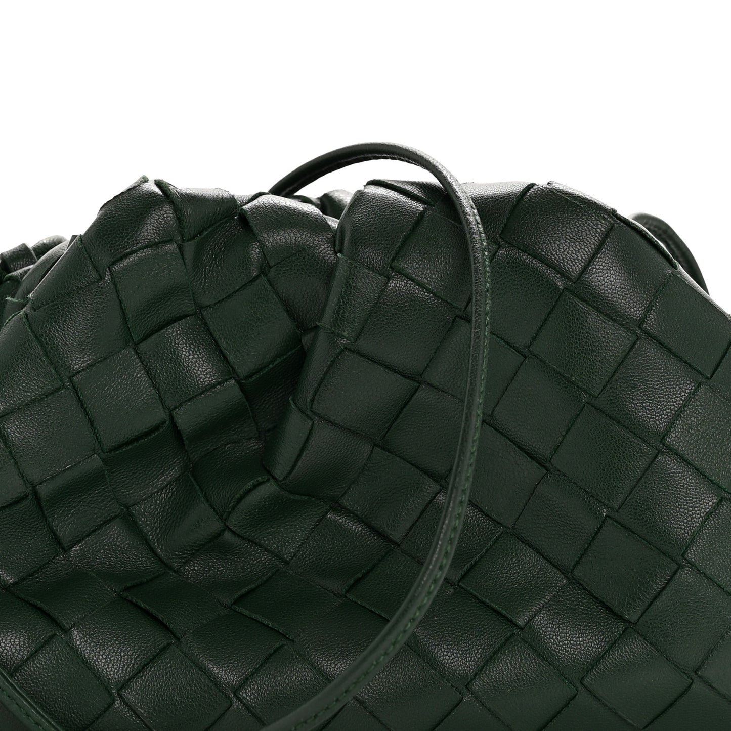 Nappa Intrecciato The Mini Pouch Raintree