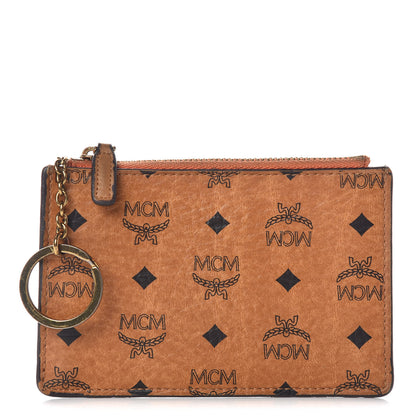 MCM Visetos Key Pouch Cognac 1 of 14