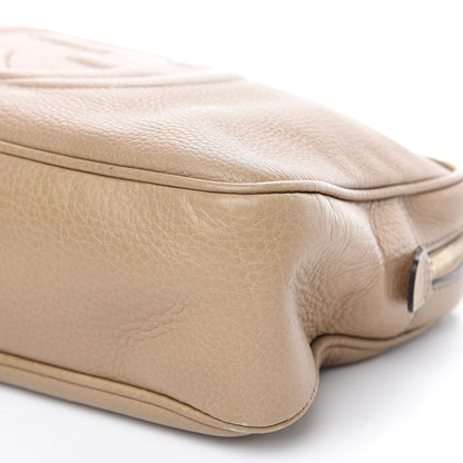 Gucci Pebbled Calfskin Small Soho Bowler Camelia 10 of 14