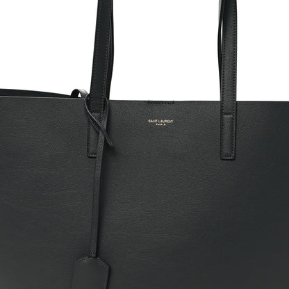 Saint Laurent Calfskin Large Shopping Tote Storm 9 of 12