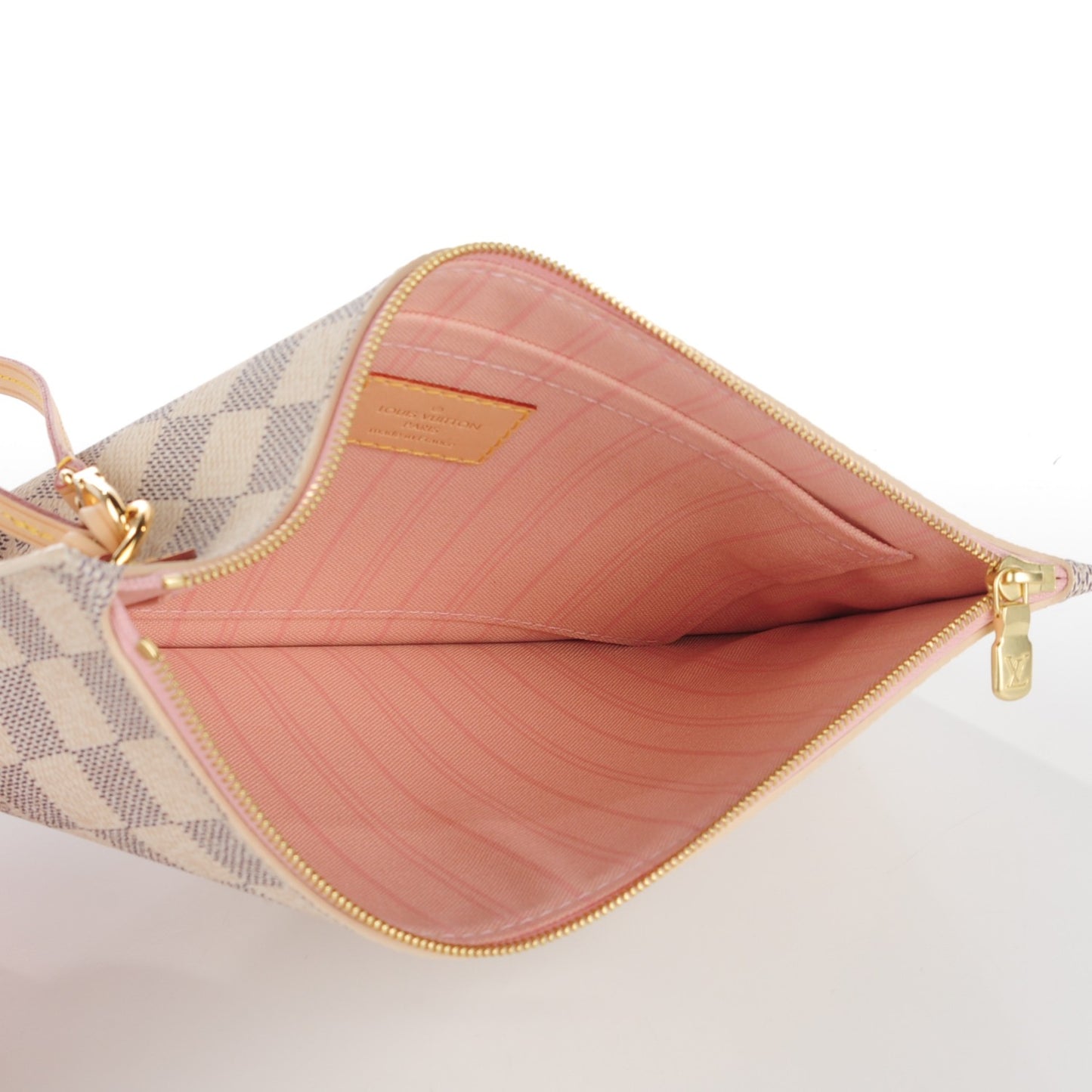 Damier Azur Neverfull MM GM Pochette Rose Ballerine