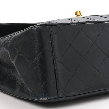 Chanel Lambskin Quilted XL Jumbo Single Flap Black 9 of 11