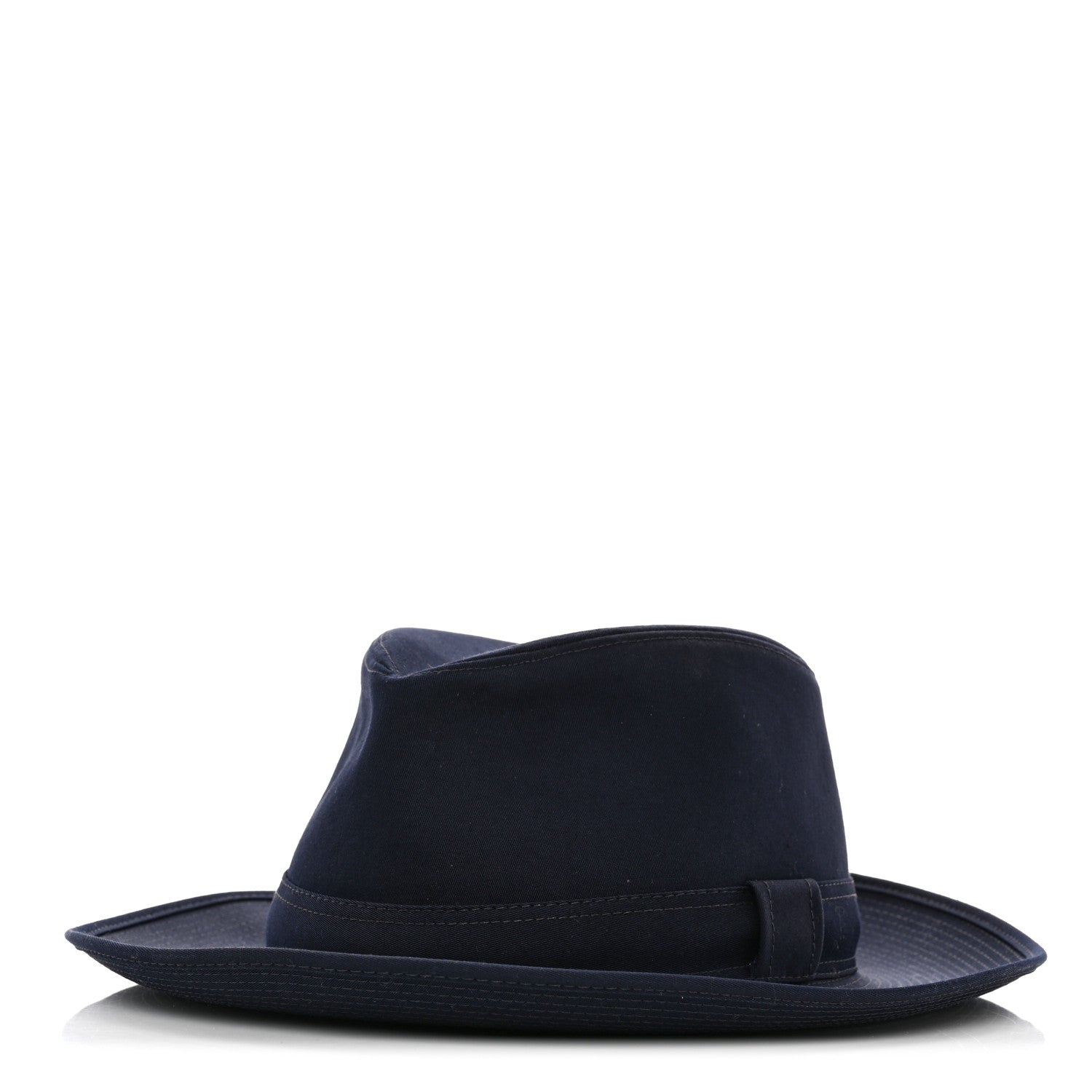 Hermes Cotton Canvas Edouard Hat 58 Encre 1 of 9