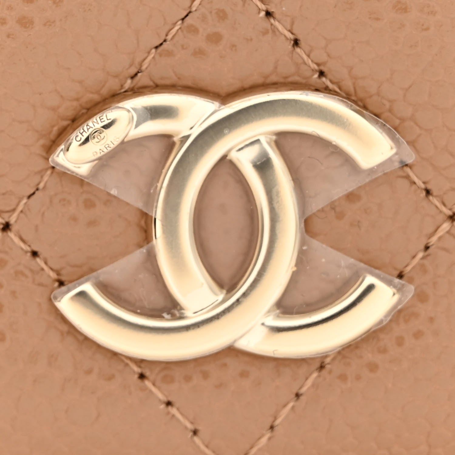 Chanel Caviar Quilted Business Affinity Clutch With Chain Flap Dark Beige 12 of 13