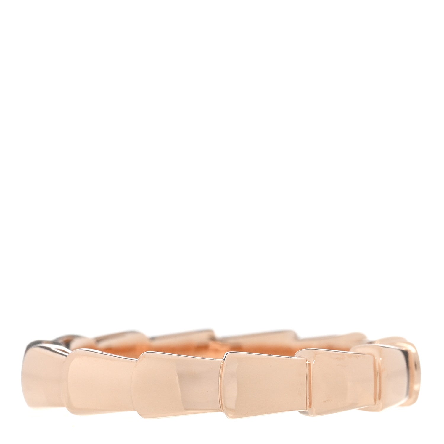 Bulgari 18K Rose Gold Serpenti Viper Band Ring 52 6 3 of 6