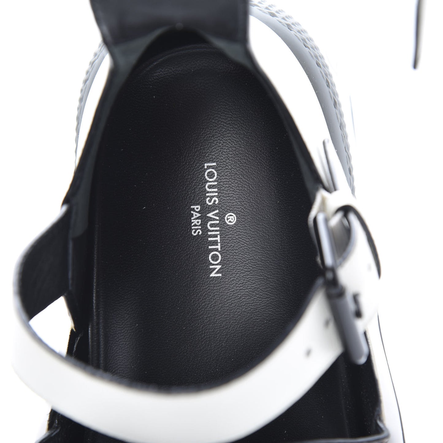 Patent Monogram LV Archlight Sandal 38 White