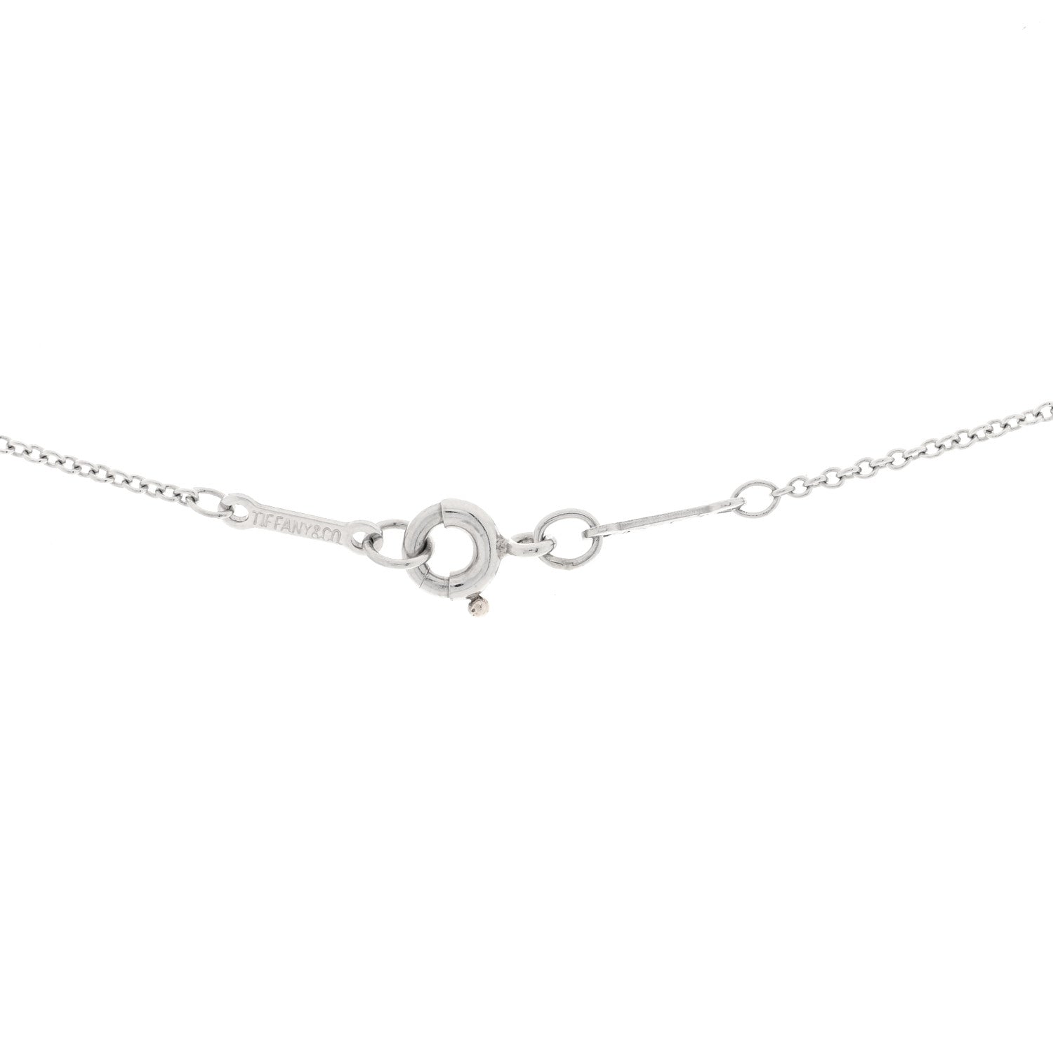 Tiffany Platinum Elsa Peretti Diamonds by the Yard 6 Station Necklace 4 of 4