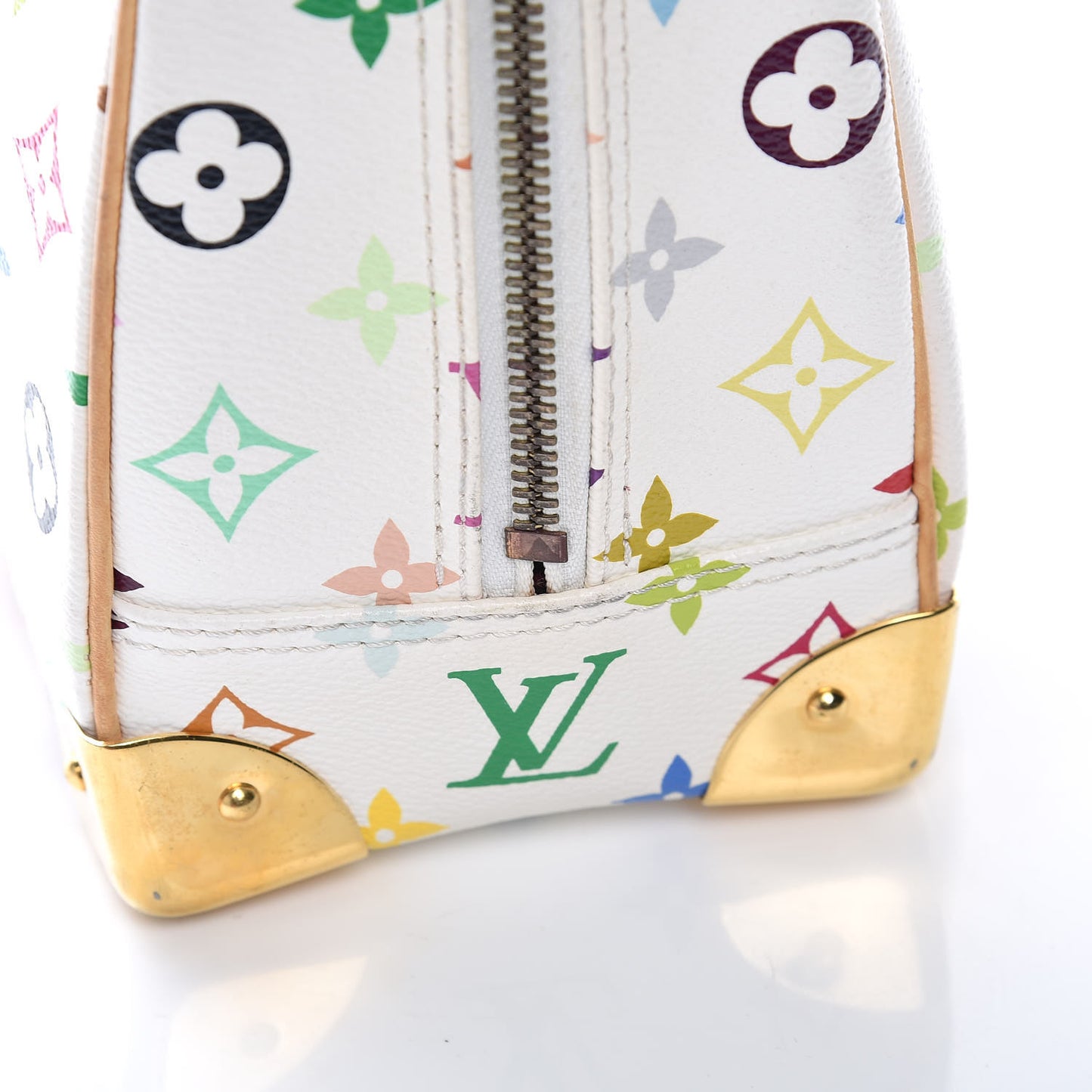 Monogram Multicolor Trouville White