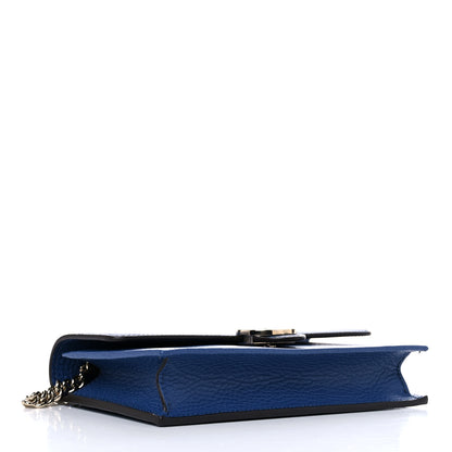 Gucci Dollar Calfskin Interlocking G Chain Wallet Caspian 4 of 9