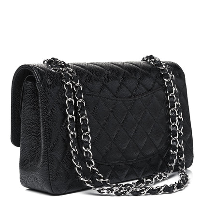 Chanel Caviar Quilted Medium Double Flap Black 2 of 8
