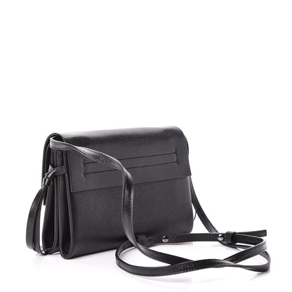 Valentino Garavani Calfskin Small VRing Crossbody Bag Black 3 of 11