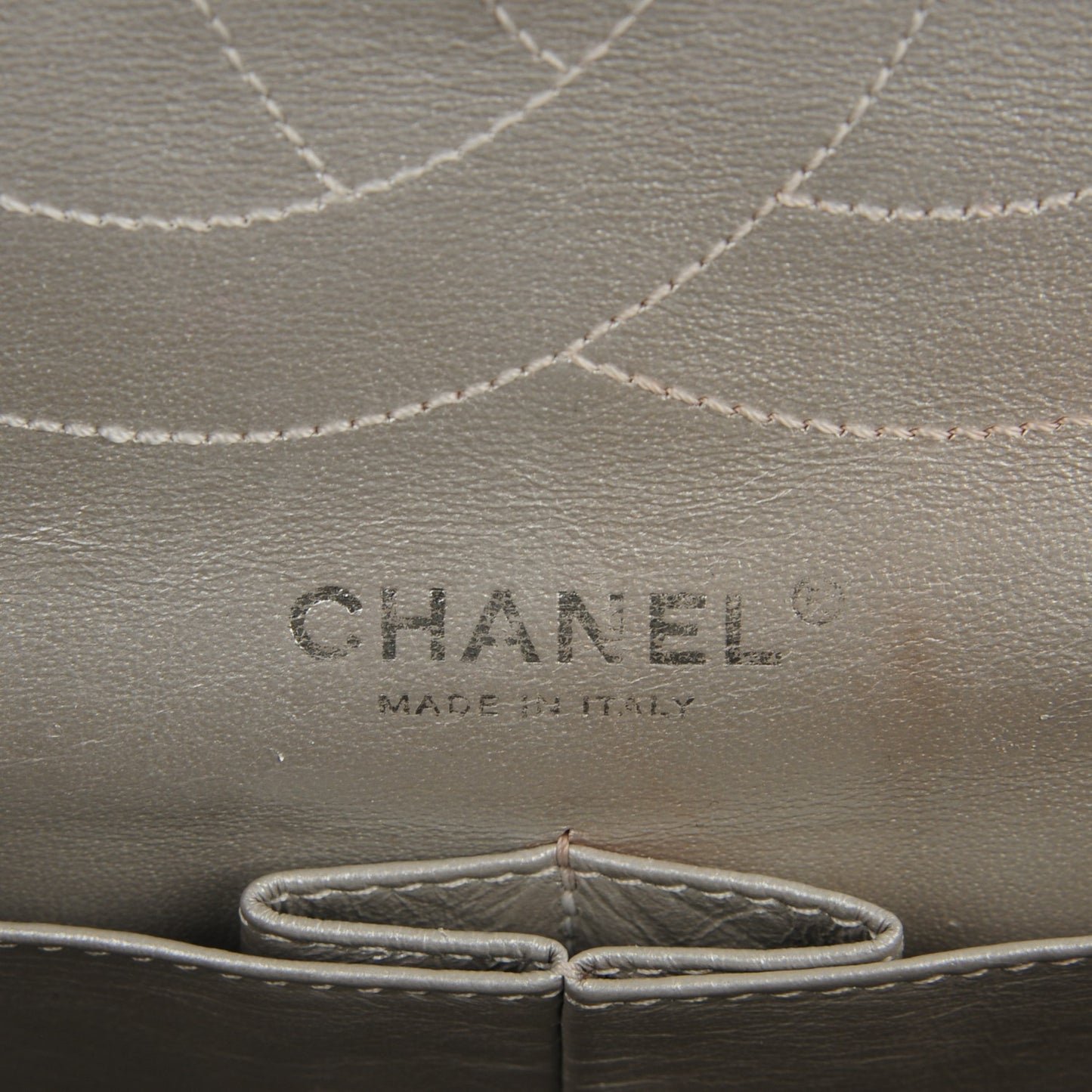 Lambskin Quilted 2.55 Reissue 227 Flap Silver
