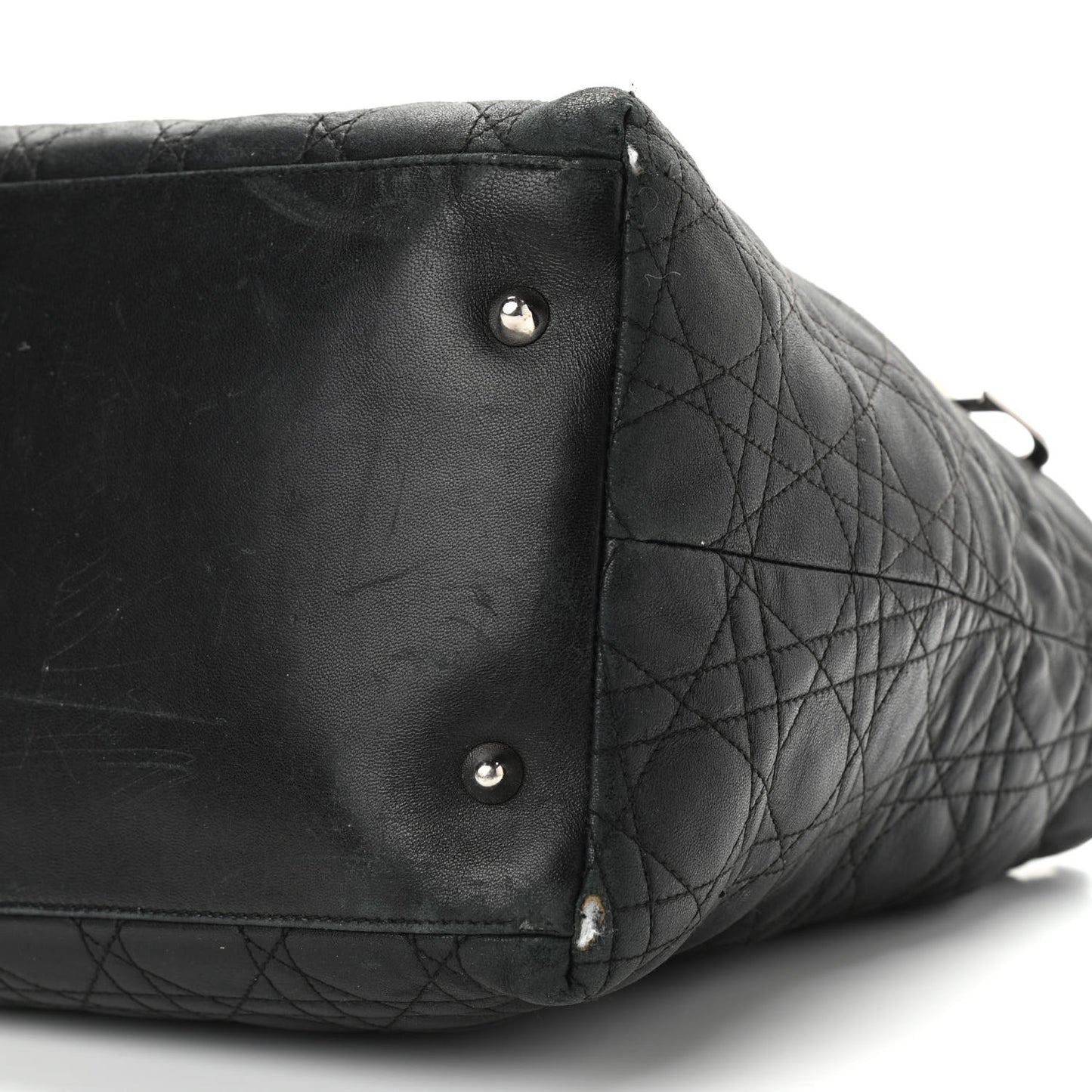 Lambskin Cannage Medium Soft Lady Dior Black