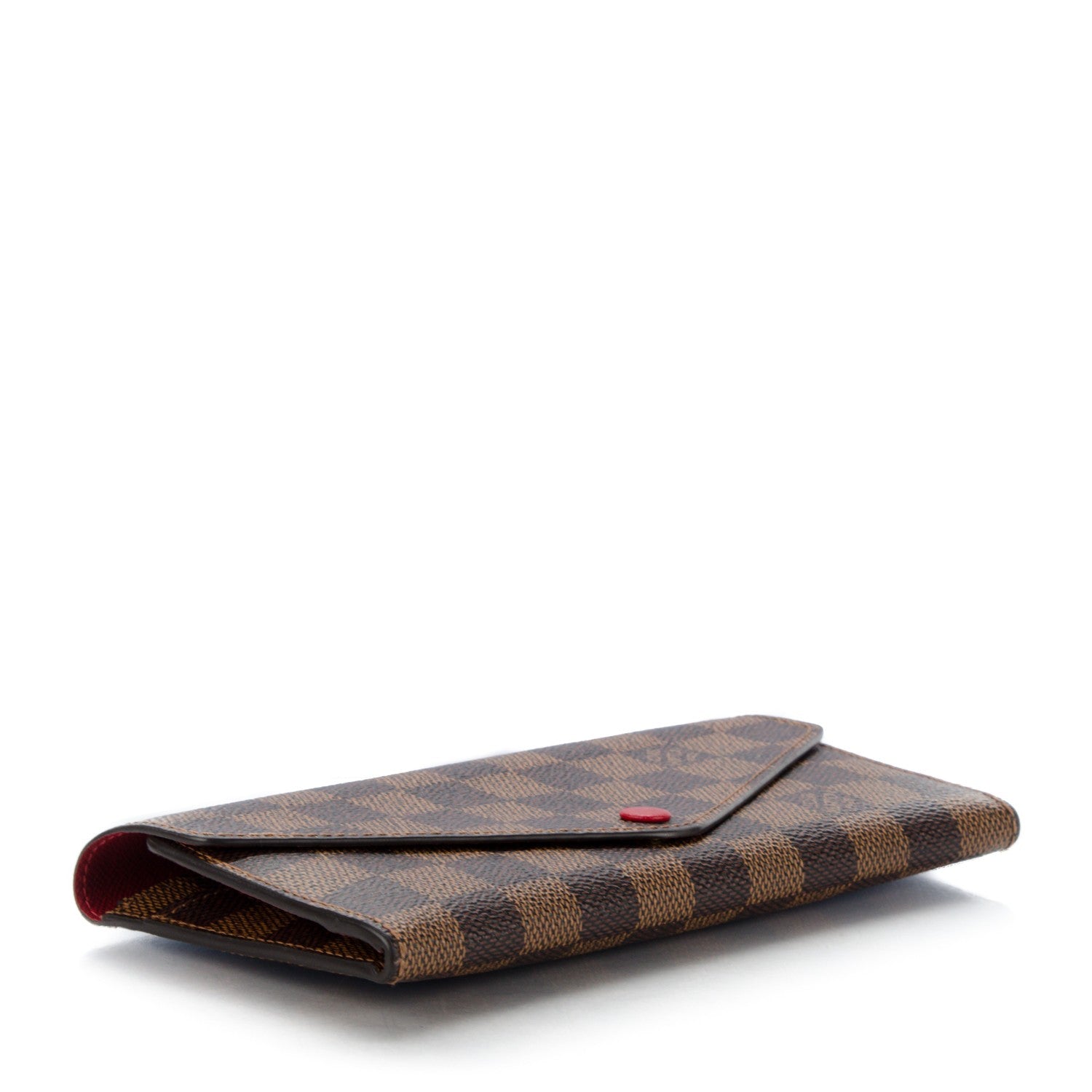 Louis Vuitton Damier Ebene Josephine Wallet Red 3 of 7