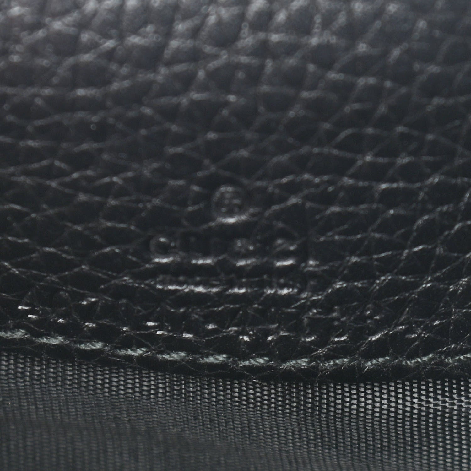 Gucci Pebbled Calfskin Soho Wallet on Chain Black 6 of 8