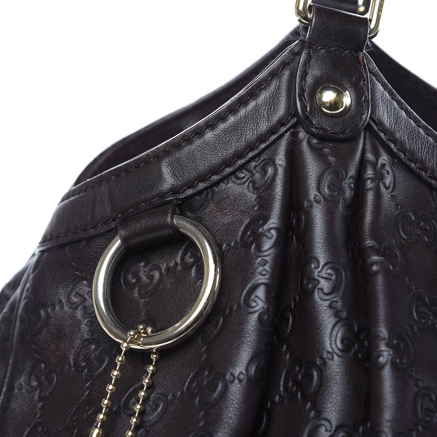 Gucci Guccissima Signature Large Sukey Tote Chocolate 14 of 18
